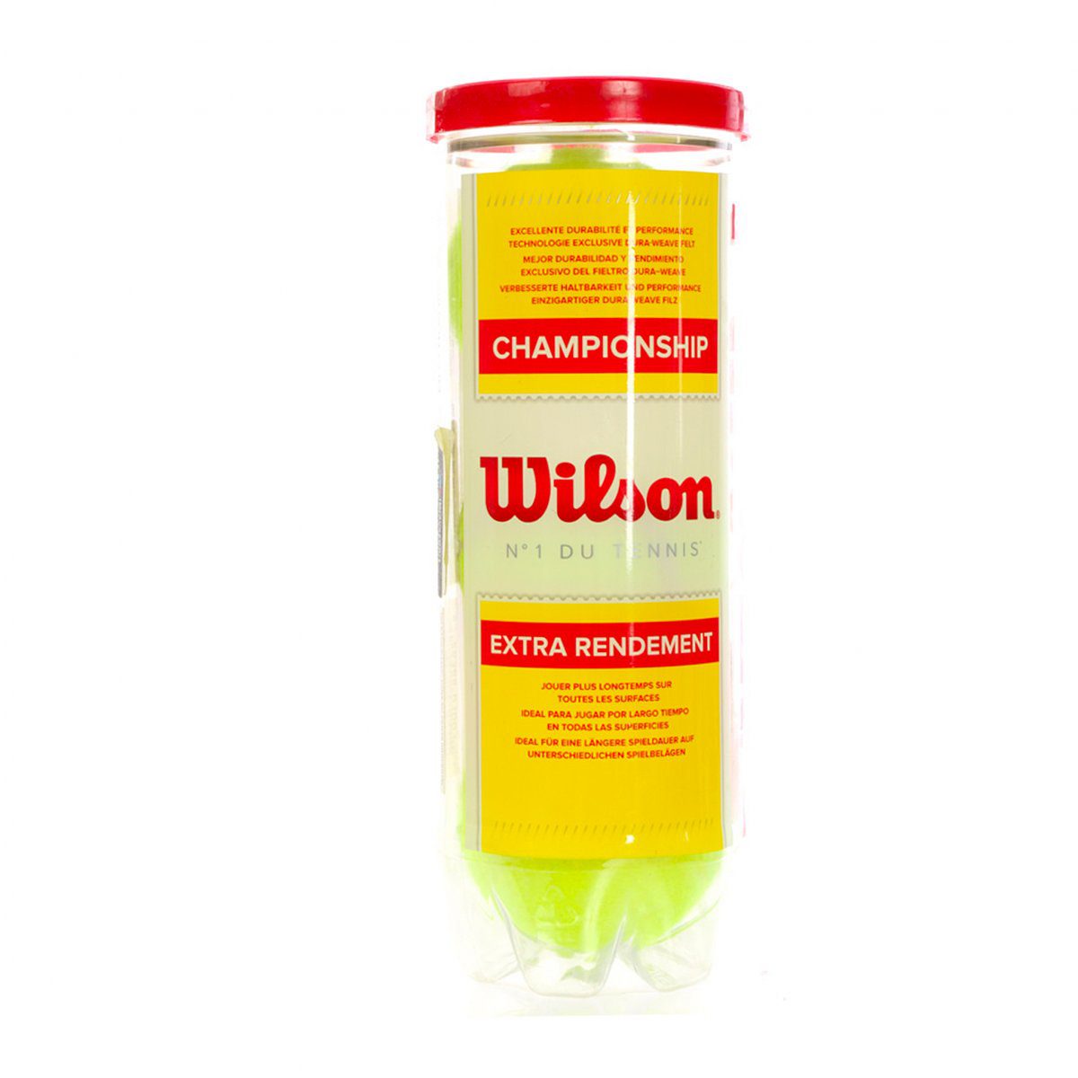 CHAMPIONSHIP PRESURIZADA PELOTA WILSON TENIS PRESURIZADA - Imagen 1