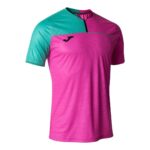 PLAYERA JOMA SMASH ROSA/VERDE