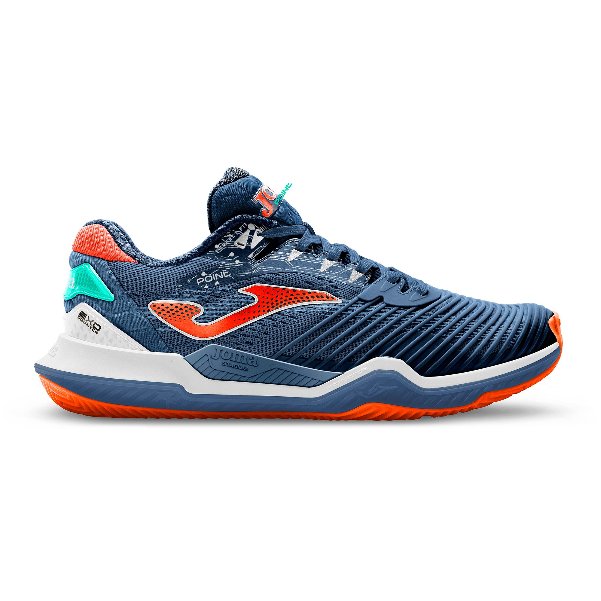TPOINT MORADO CALZADO JOMA POINT MARINO/ROJO - Imagen 1
