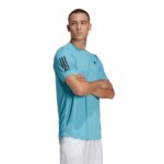 PLAYERA ADIDAS CLUB 3 STRIPES AZUL - Imagen 2