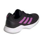 CALZADO ADIDAS COURTFLASH NEGRO/MORADO MUJER - Imagen 5