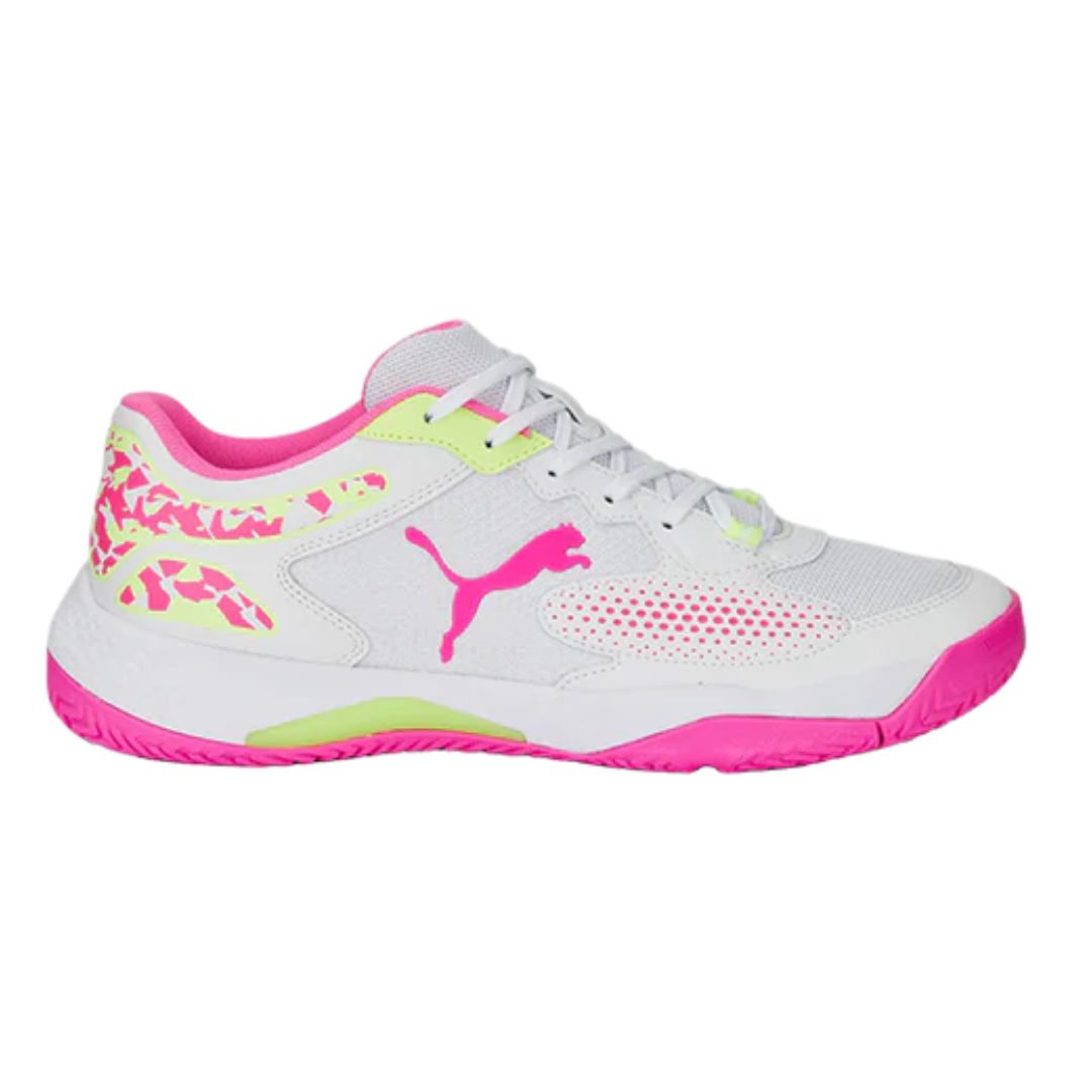 258 CALZADO PUMA SOLAR COURT PADEL BLANCO/ROSA - Imagen 1
